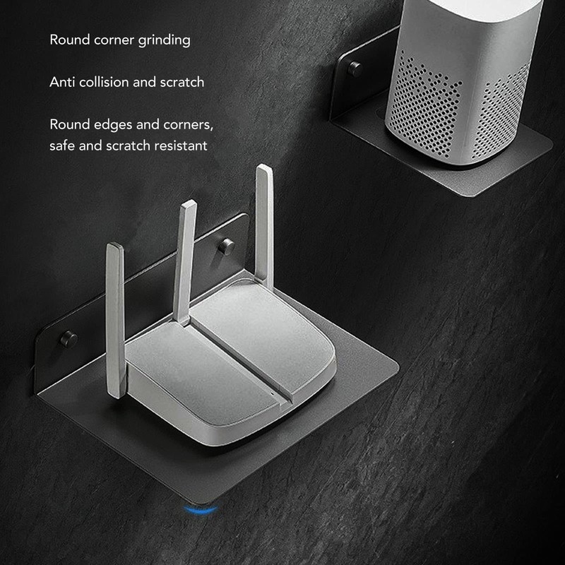 Router Shelf, Floating Wall Shelf for Projector Router, Wall Mount