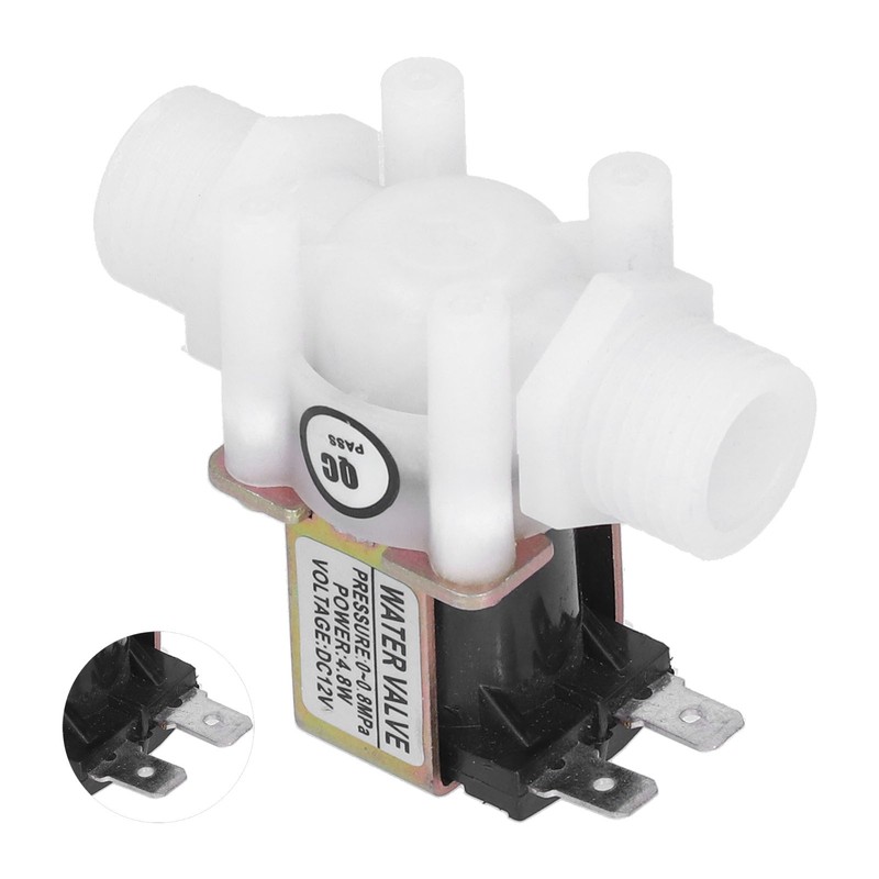 G1/2 Electric Solenoid Valve Drinking Fountain Water Inlet Controller Normally