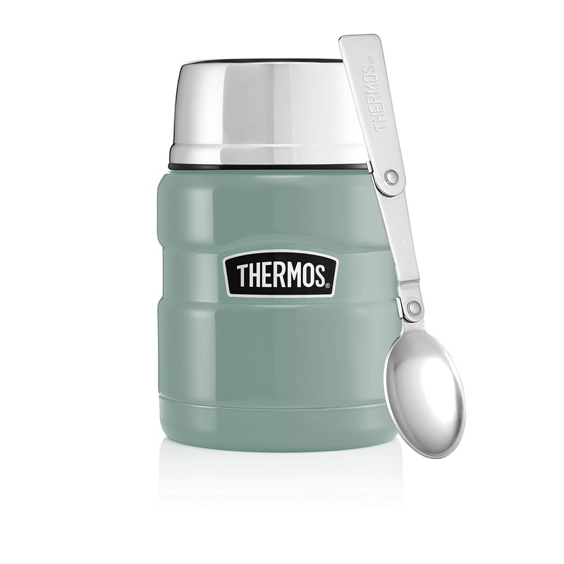 THERMOS Food Flask, Stainless Steel, Duck Egg, 470ml
