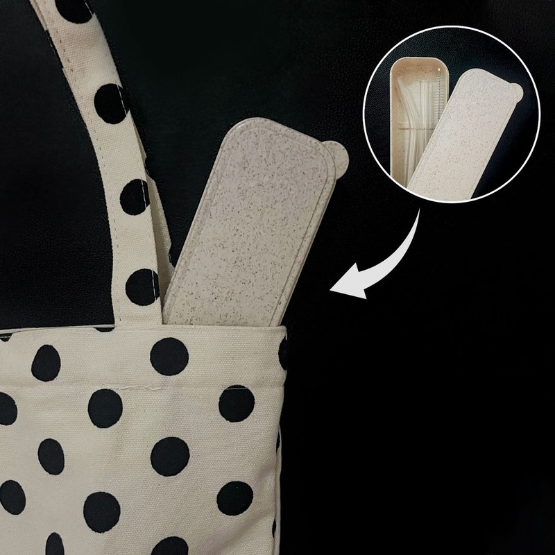 HeykirHome 4-Pack Reusable Glass Straw