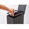 Sanitary Pedal Bin Tower Black