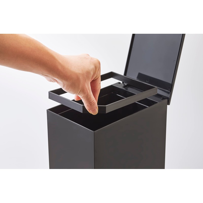 Sanitary Pedal Bin Tower Black