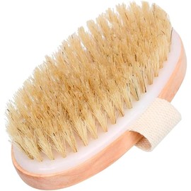 SOVICO - Cepillo Natural de Madera con Cerdas Naturales - Ideal para el Cuidado Corporal y Facial - Cepillo con Cerdas Suaves y Amigables con tu Piel - Perfecto para Exfoliar y Limpiar todo tipo de Piel - Limpieza de Superificies de Todo Tipo con un Cepil