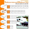 HaSaoMoi - 200Pcs Heavy Duty Pin Assortment Kit - Hitch