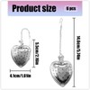 TEAONE Stainless Steel Tea Mesh, 6 PCS Heart Tea Infuser