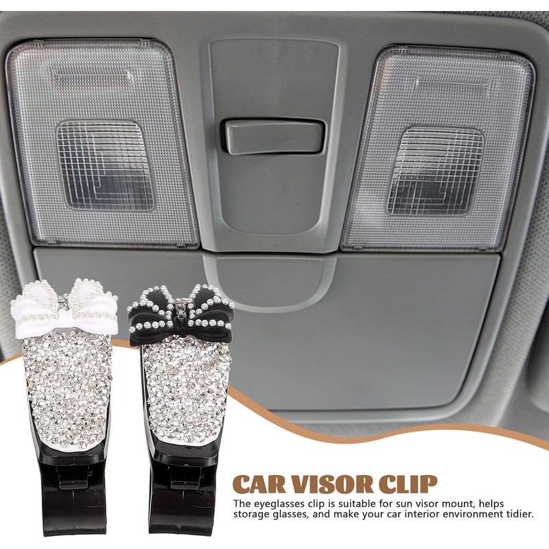 Healifty Clip para Visera de Gafas de Sol para Coche,