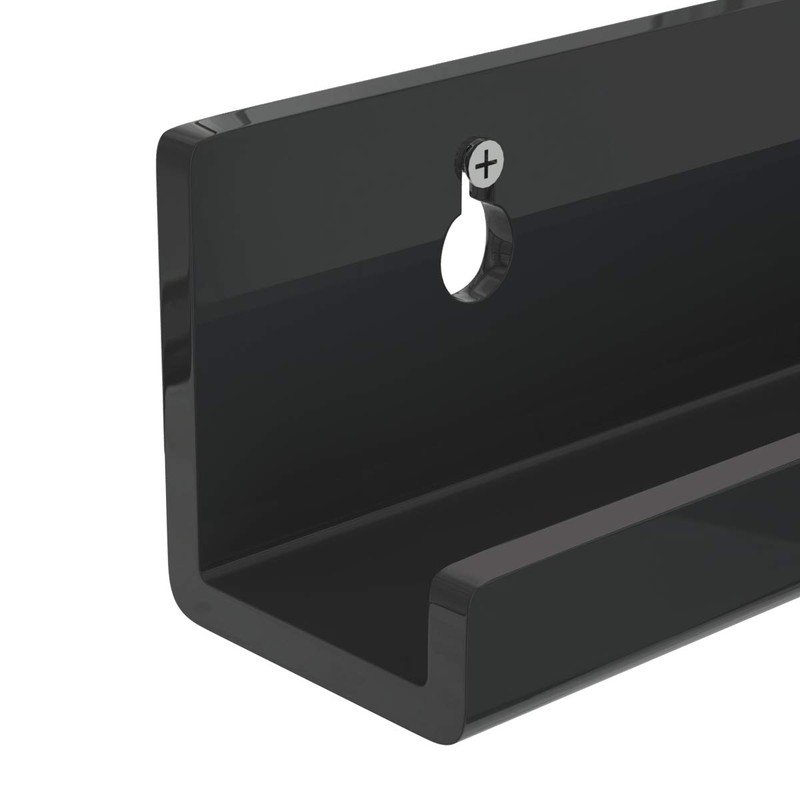 NIUBEE Acrylic Record Rack Wall Mount LP Album Cover Stand