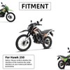 BAOUFF Speedometer Tachometer for Hawk 250,Motorcycle Odometer Fuel Gauge for