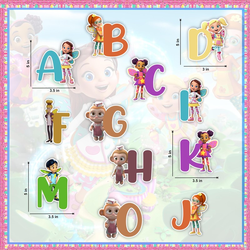 Seyal® Buterbean Cafe A - Z Alphabet Wall Sticker