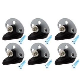 6 pcs pinlock insulators with 3 Point Gate Connector, Electric Fence Gate End