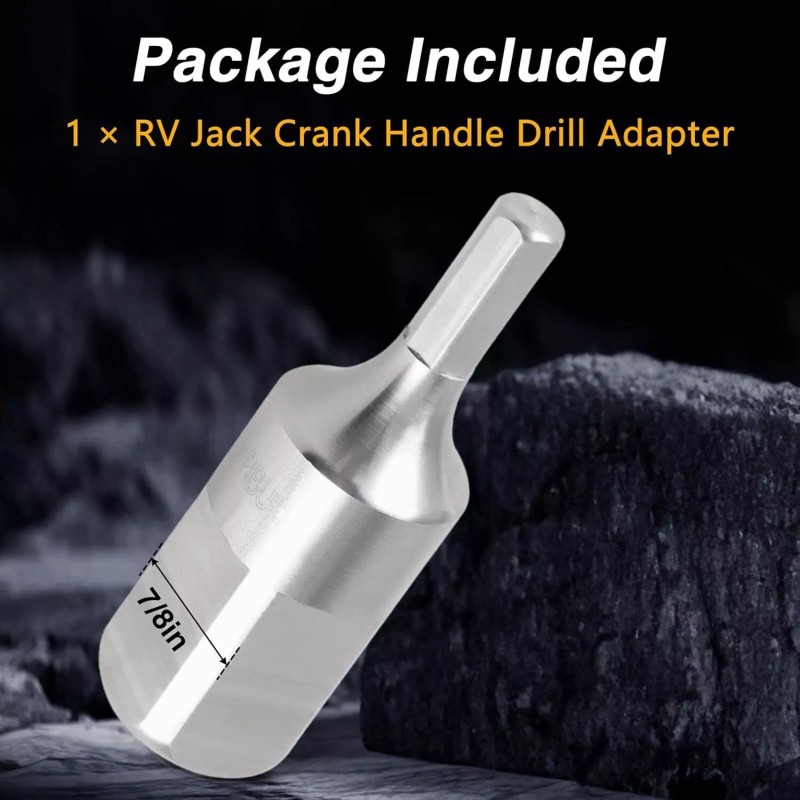 AUTOPROSUPPLY123 Drill Adapter Pop Up Camper Jack Drill Adapter for