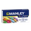 Estuche 10 ceras Manley Colores Especiales (FLUO+PASTEL)