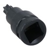 T50 x 53mm 1/2" Drive Short Impact Impacted Torx/Star Male