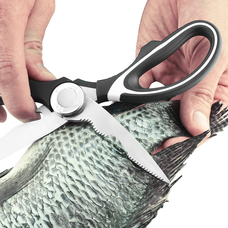 LEIAOLY Kitchen Scissors, Multi-Purpose Kitchen Shears, Heavy Duty Dishwasher Safe