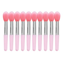 Haiki Silikon-Lippenpinsel-Set, Lippenstift, Lipgloss, Applikatorpinsel, Lippenpflege, Make-up-Pinsel für Frauen und Mädchen, 10 Stück