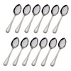 Wallace Continental Bead 18/10 Stainless Steel Teaspoon (Set of Twelve)