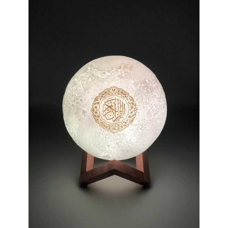 Moon Quran Speaker w/ Remote, includes 18 Reciters, 25 Translations,
