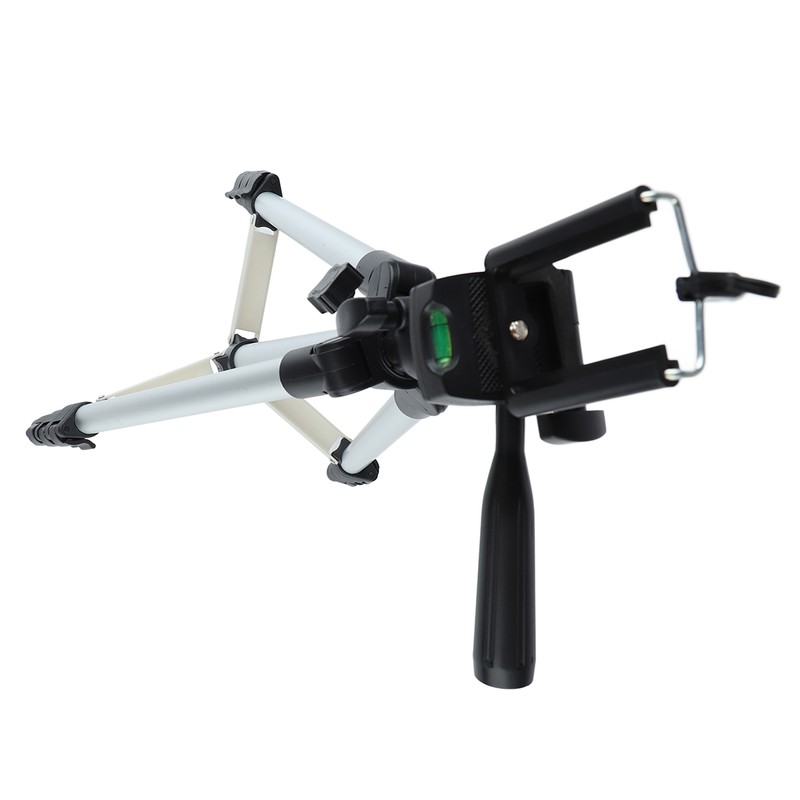Camera Tripod with Mobile Phone Holder Portable Extendable Travel Camera