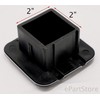 Trailer Hitch Cover Plug Insert (Fits 2" Receivers, White Chamomile