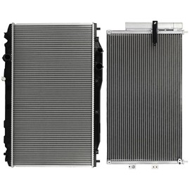 OCPTY Aluminum Radiator Replacement 2006-2011 for Acura for CSX,2006-2011 for Honda for Civic 2926 Plastic Radiator Auto Parts Complete radiator Radiator Engine Coolant Radiator Assembly Radiator