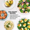 Nostalgia Retro Electric Large Hard-Boiled Egg Cooker, 7 Capacity, Poached,