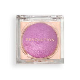Revolution, Beam Bright Blush, Face Powder Blush, Easy to Blend & Buildable, Luminous Cheeks, Vegan & Cruelty Free, Lick of Lilac