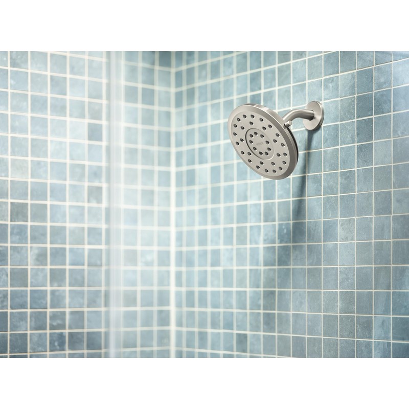 Moen Verso Eco-Performance Infiniti Dial Round Rain Shower Head, 6-Inch