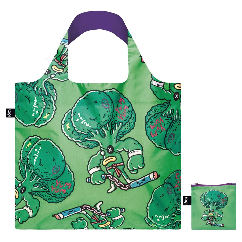 LOQI Eat your Greens Recycled Bag