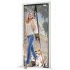 JOY2SEE Fly Screen Balcony Door 140 x 210 cm Black