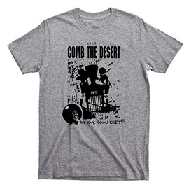 Comb The Desert T Shirt 80s Comedy Science Fiction Space Movie Tee (XL, Sport Gray)
