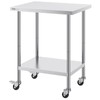 VEVOR Stainless Steel Work Table 24 x 30 x 38