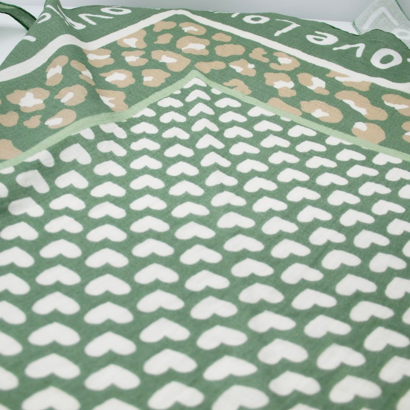 Gloop Women's Scarf XXL Triangular Scarf Women's Triangle Scarf Cotton