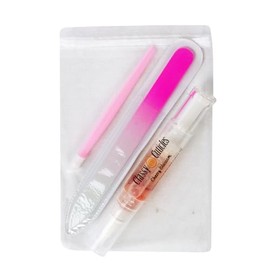 Classy Cuticles Classy Cuticles | Cuticle Care Gift Set | Special Birthday, Mother's Day, Holiday Gifts | Includes a Cuticle Pusher, Glass Nail File, & 5ml Cuticle Oil Brush Pen | Pink | Cherry Blossom