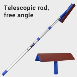 Drywall Sandpaper Holder Set, Manual Self Adhesive Putty Finishing Tool with 10 Sandpaper, Hand Sander Sand Paper Sanding Block Stand for Smoothing Wall Ceiling