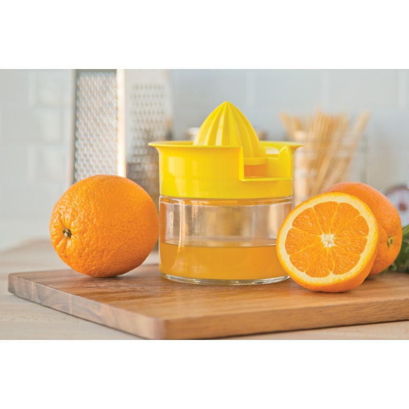 Fox Run Manual Juicer Set, 5602, Plastic and Glass, 1