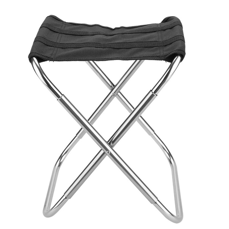Portable Aluminum Alloy Folding Chair Stool for Outdoor Camping Picnic