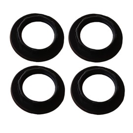 E12 Lamp Shade Collar Rings,JNXQWE Light Socket Ring,E12 E14 Lock Socket Replacement Adapter Ring with Inner Diameter of 1.1Inches（28mm）, Retainer Rings for Light Fixture (4, Black)