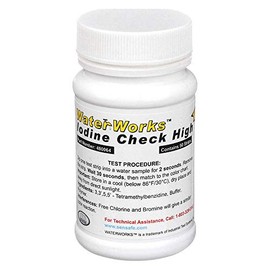 Test Strips, Iodine, 0-300ppm, PK50