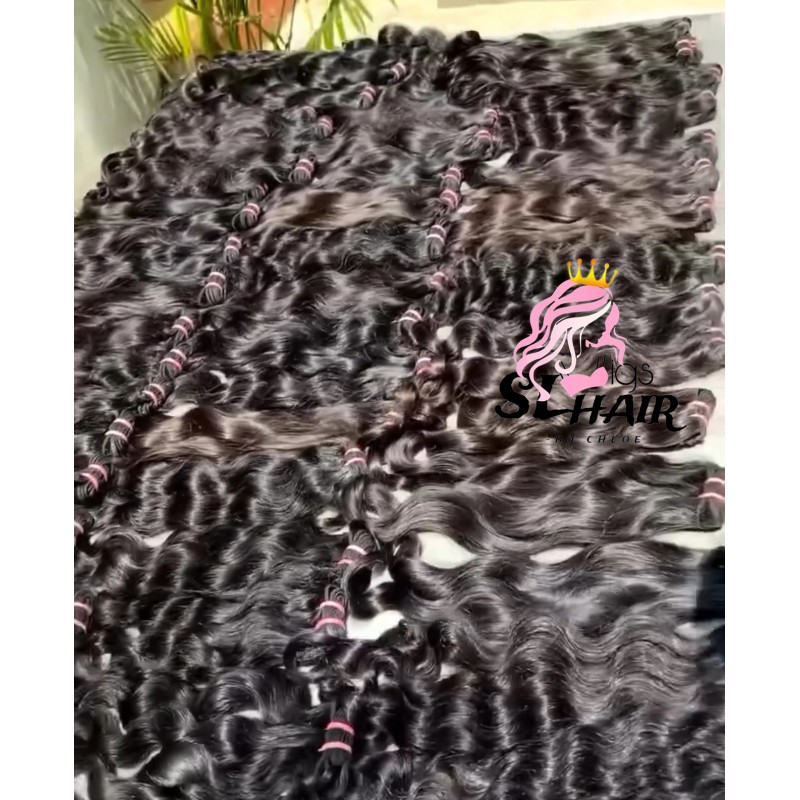 Raw Cambodian Human Hair Natural Wave 100 Unprocessed Raw Cuticle