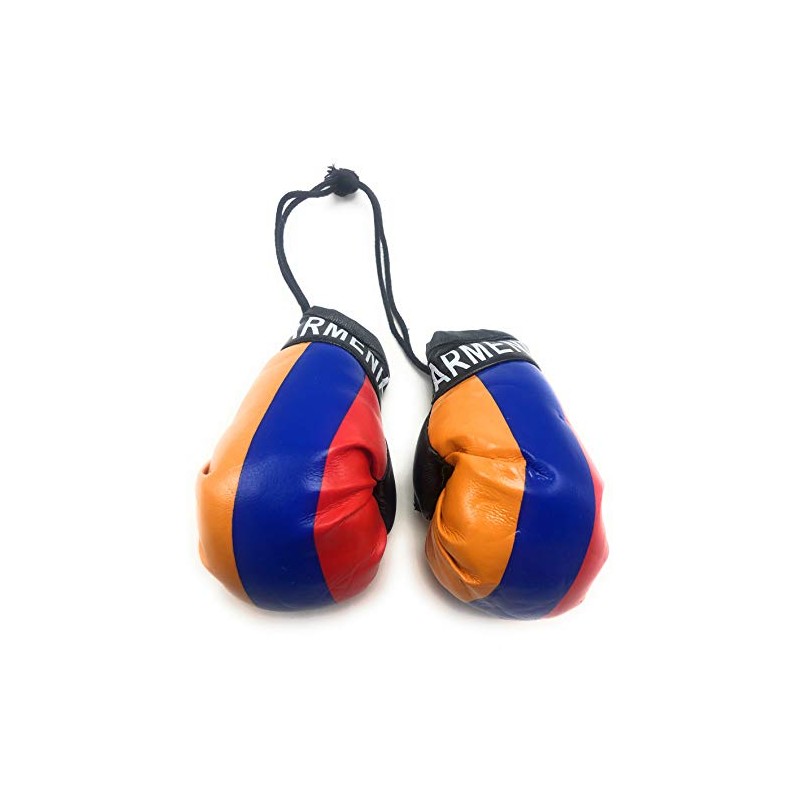 Red Hat Ent Hanging Car Mirror Mini Boxing Gloves (Armenia)