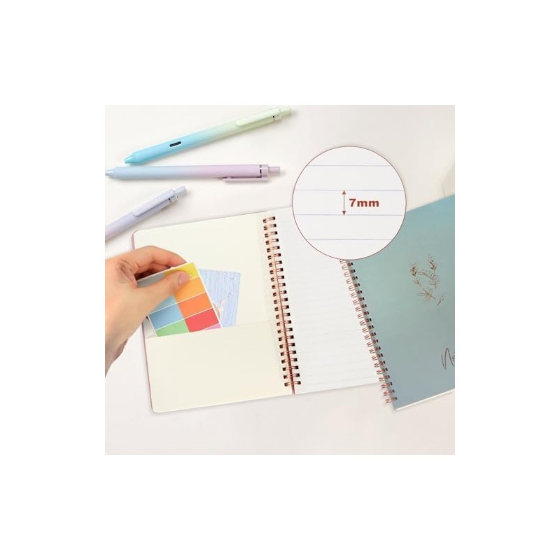 3pc Cuaderno Espiral Cuadernos Diarios Escuela Diario Lindo Spiral Notebook