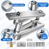 Heavy Duty Door Pivot Hinges – 200 LB Concealed 360°