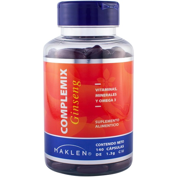Maklen Multivitaminico con Ginseng y Omega 3 - Energia Natural,