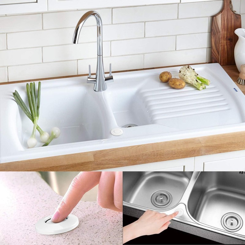 Garbage Disposal Air Switch Kit Single Outlet Sink Top Waste