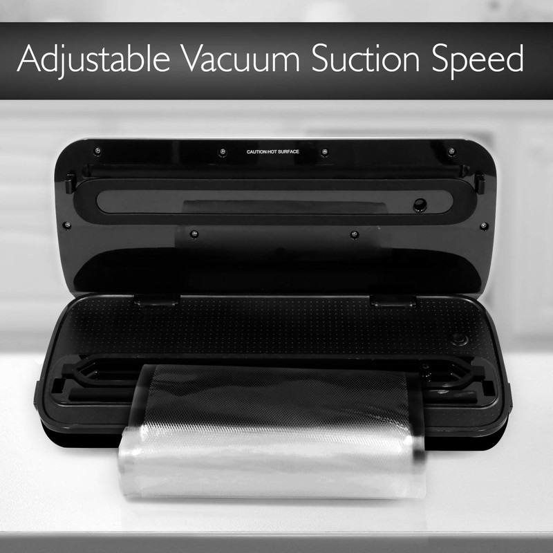 NutriChef Stainless Steel Vacuum Sealer For Food - High-Power Machine