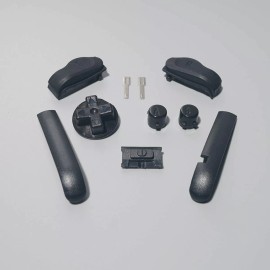 Unbranded FunnyPlaying Game Boy Advance GBA High Quality Button Set Black