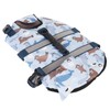Dog Life Vest Reflective Adjustable Pet Floatation Life Jacket with