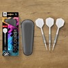 TARGET COLOURS GEN4 WHITE 90% 19G 2BA SOFT TIP DARTS