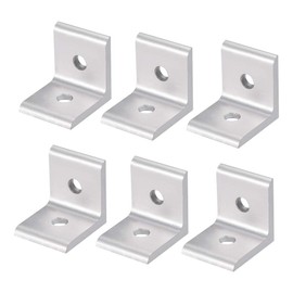 sourcing map Inside Corner Bracket for 3030 Series Aluminum Extrusion Profile, 6 Pcs