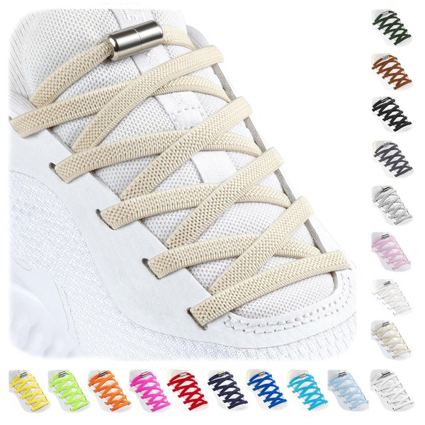 Stepace No Tie Shoelaces (1-2 Pairs) - Elastic Shoe Laces